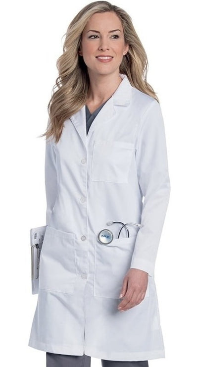 Delantal Clínico O Médico Largo Mujer