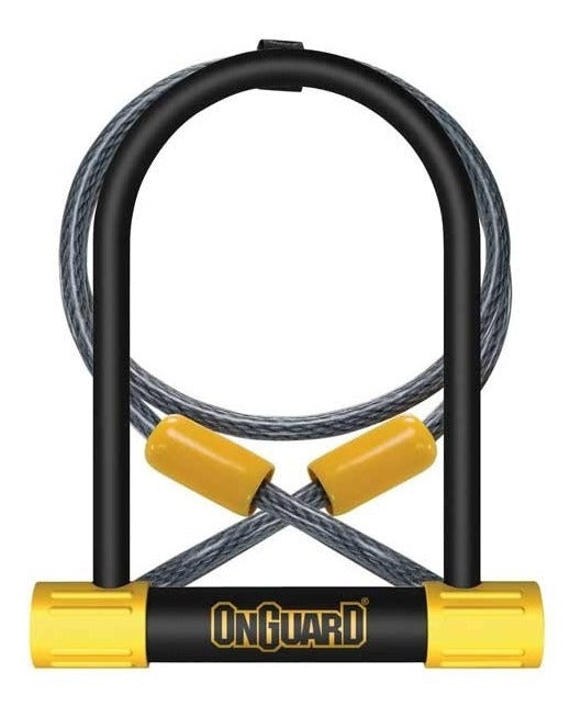 Candado Para Bicicleta On Guard Ulock Bulldog Con Cable