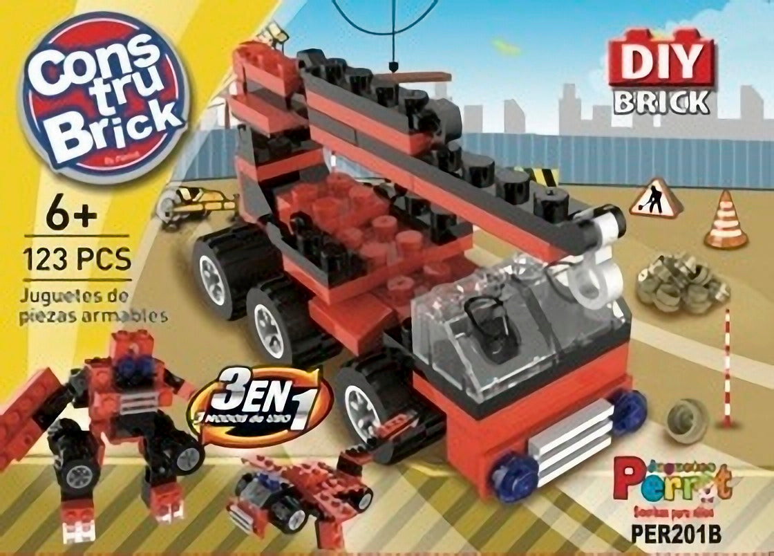 Juego Constru Brick Gran Grua 3 En 1 | Lego Compatible