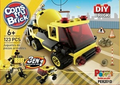 Juego Constru Brick Camion Hormigón 3 En 1 | Lego Compatible