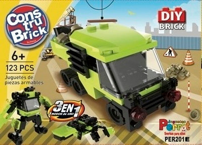 Juego Constru Brick Camion Tolva 3 En 1 | Lego Compatible