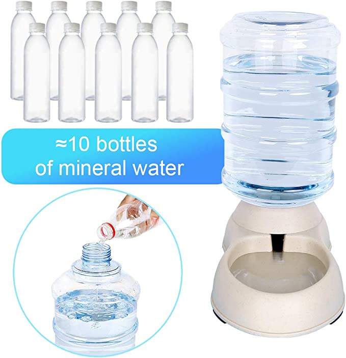 Dispensador Agua Mascotas Perro Gato 3.8 L Automatico
