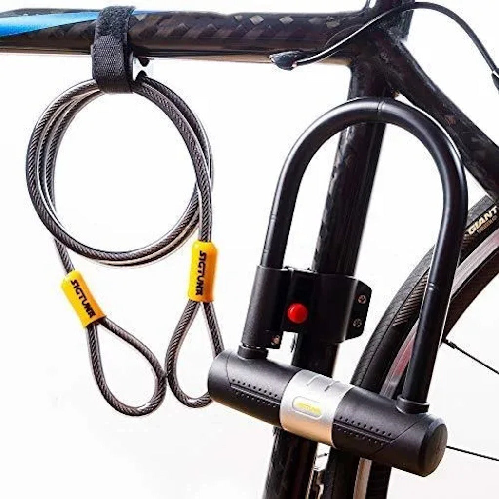 Candado Ulock Bulldog Con Cable Para Bicicleta