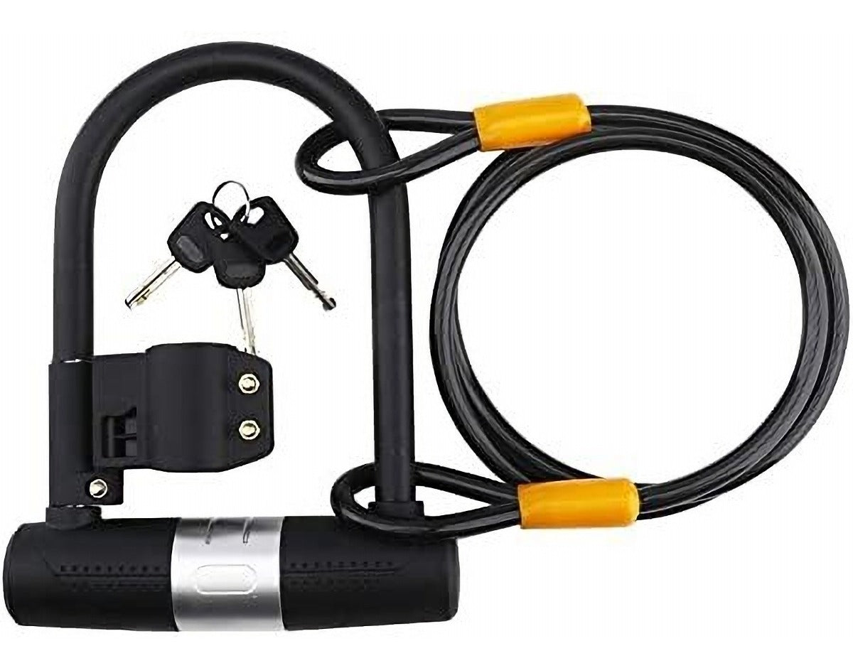Candado Ulock Bulldog Con Cable Para Bicicleta