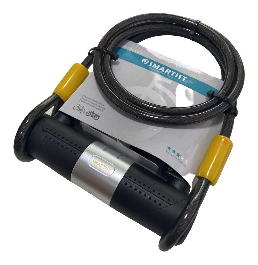 Candado Ulock Bulldog Con Cable Para Bicicleta