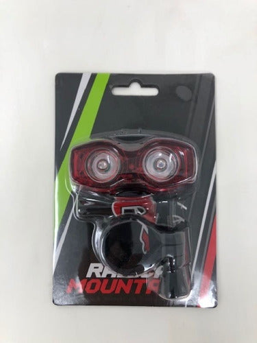 Luz De Seguridad Para Bicicleta Radical Mountain Roja 7 Fun