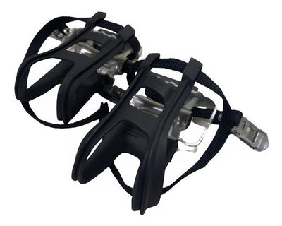 Pedales Bicicleta Mtb Ruta Aluminio Con Puntillas Y Correa