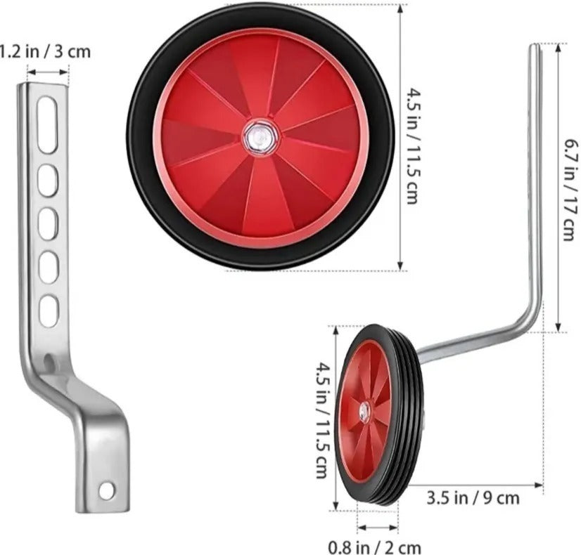 Ruedas Estabilizadores Ajustables Para Bicicleta Aro 12-16