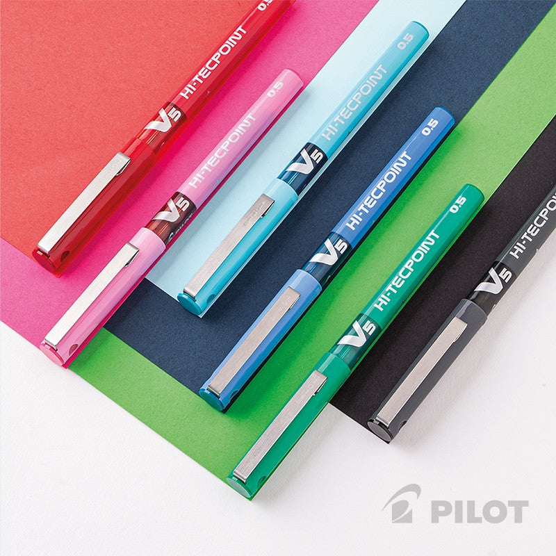 Set Lápices PILOT HI-TECPOINT V5 6 UN BXV502