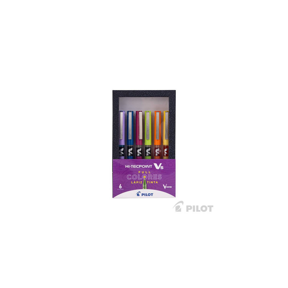 Set Lápices PILOT HI-TECPOINT V5 6 UN BXV501