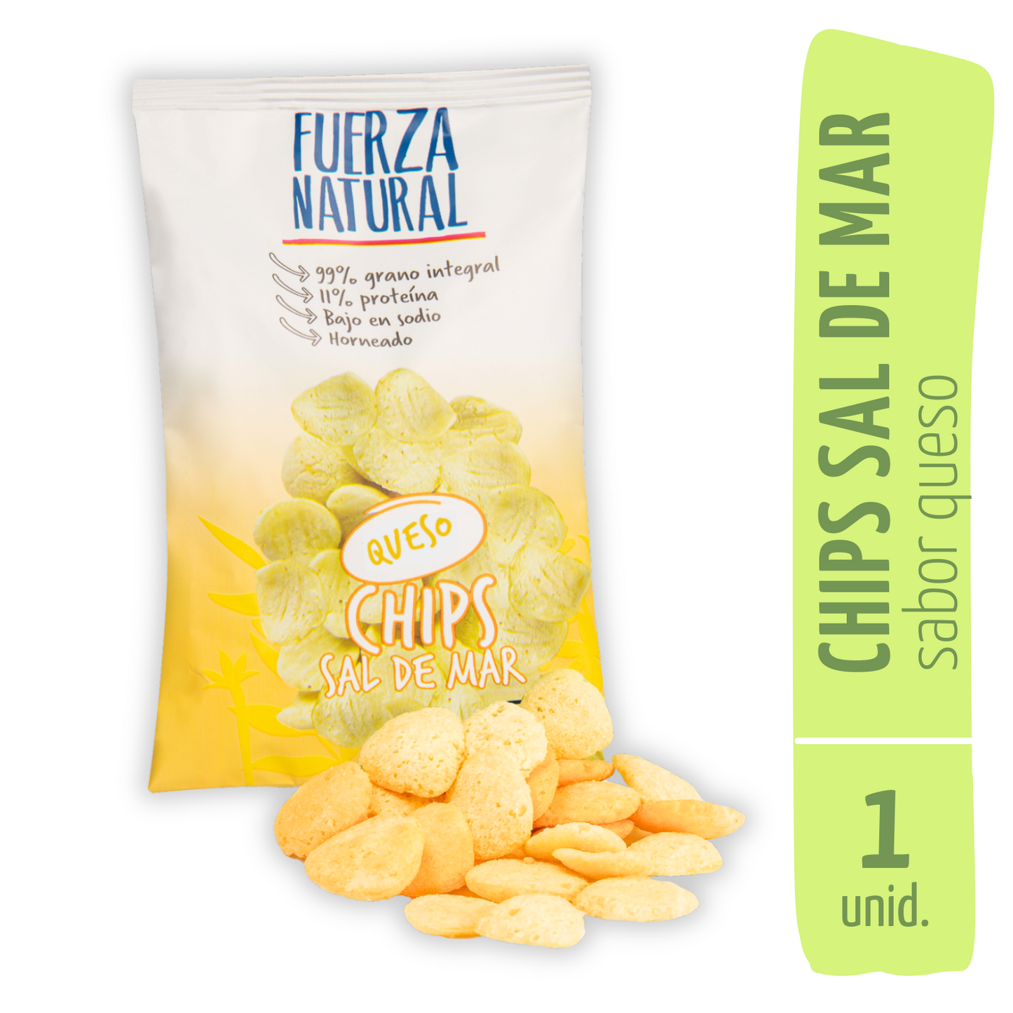 Chips Sal de Mar Snack Saludable Fuerza Natural 13g