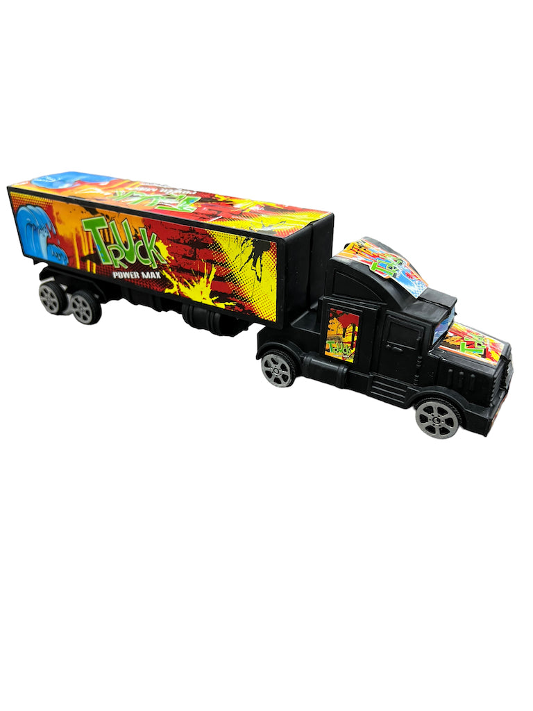 Juguete Camion Trailer Furgon Friccion