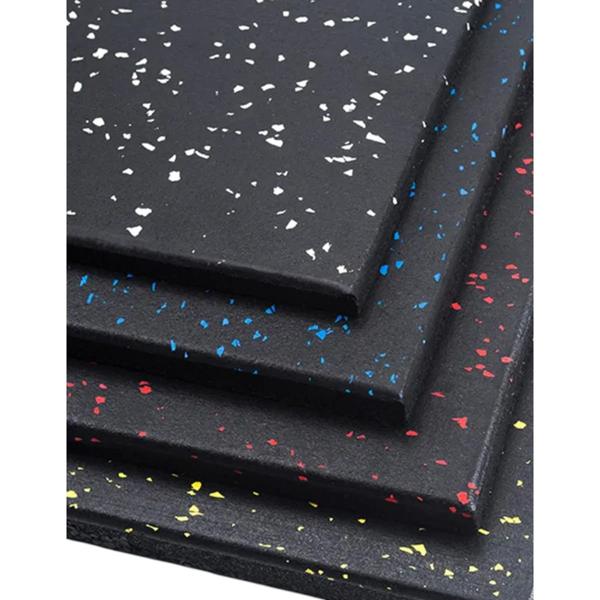 Piso Caucho Gimnasio Alto Trafico 100x100cm X 25mm