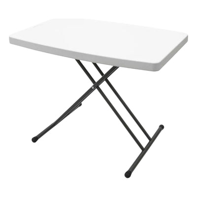 Mesa Multifuncional Plegable 76 X 50 Altura Ajustable Blanca