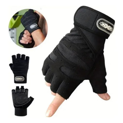 Guantes Gimnasio Levantamiento Pesas Entrenamiento Trekking