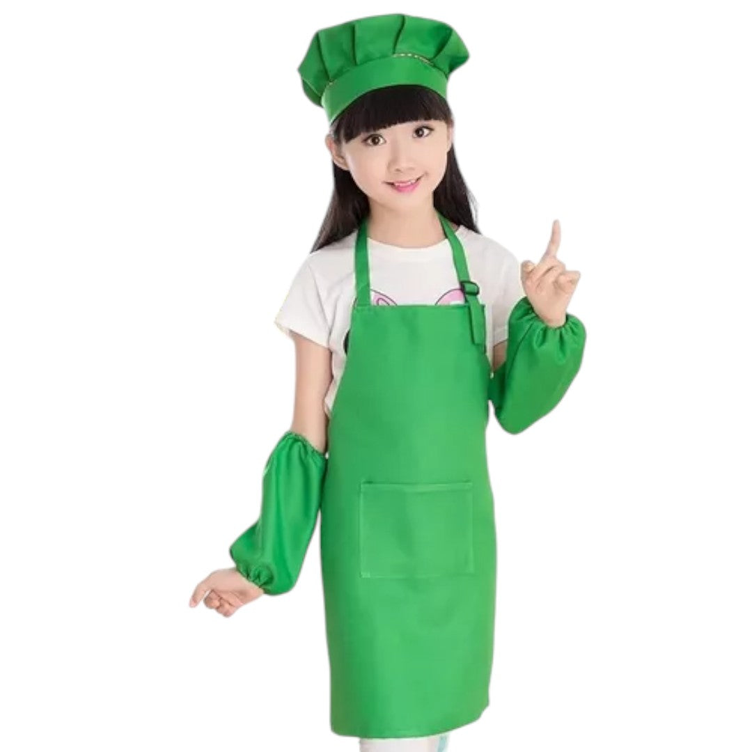 Set Delantal | Gorro | Mangas Disfraz Infantil Chef Cocina