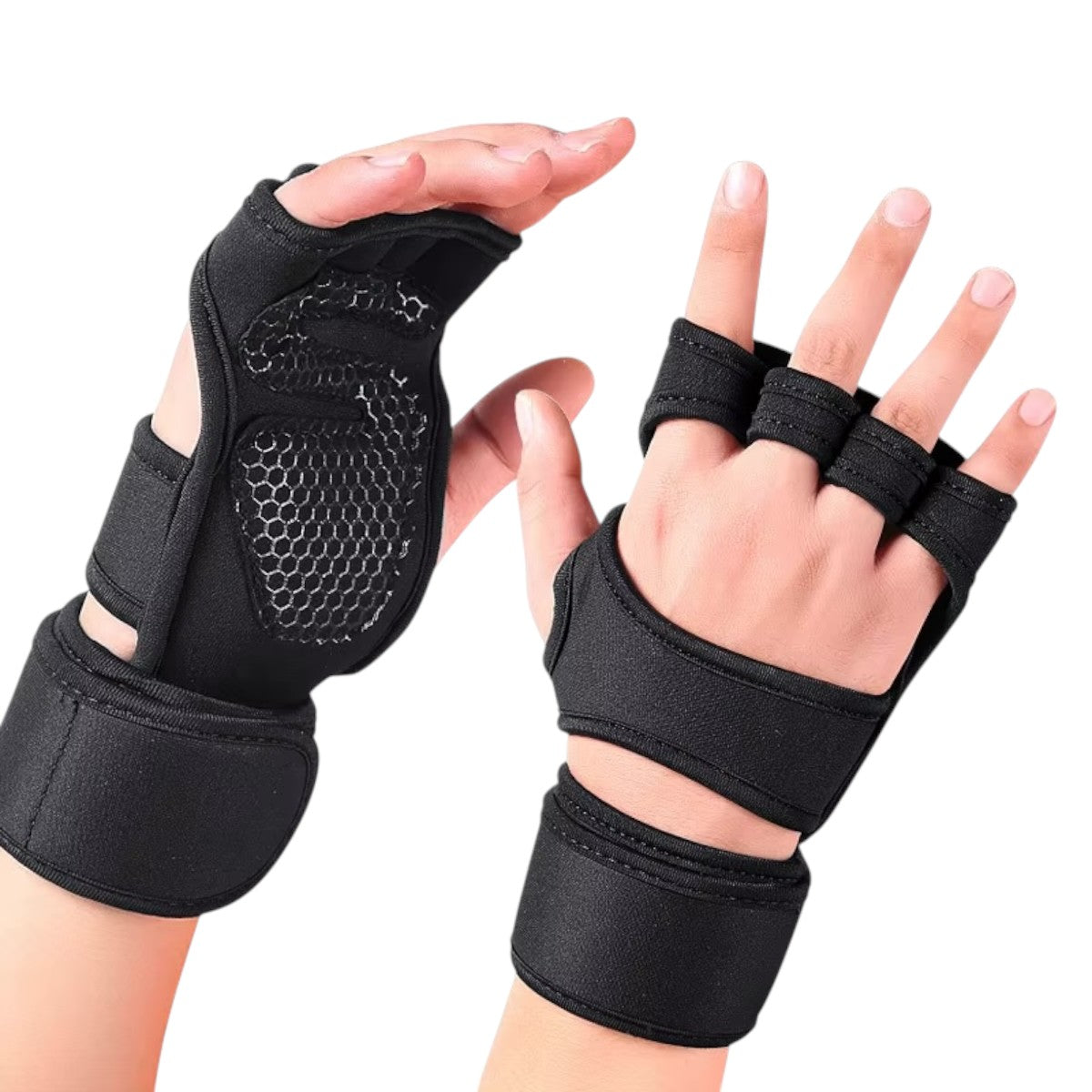 Guantes Calleras Para Pesas Soporte Muñecas Gym Crossfit