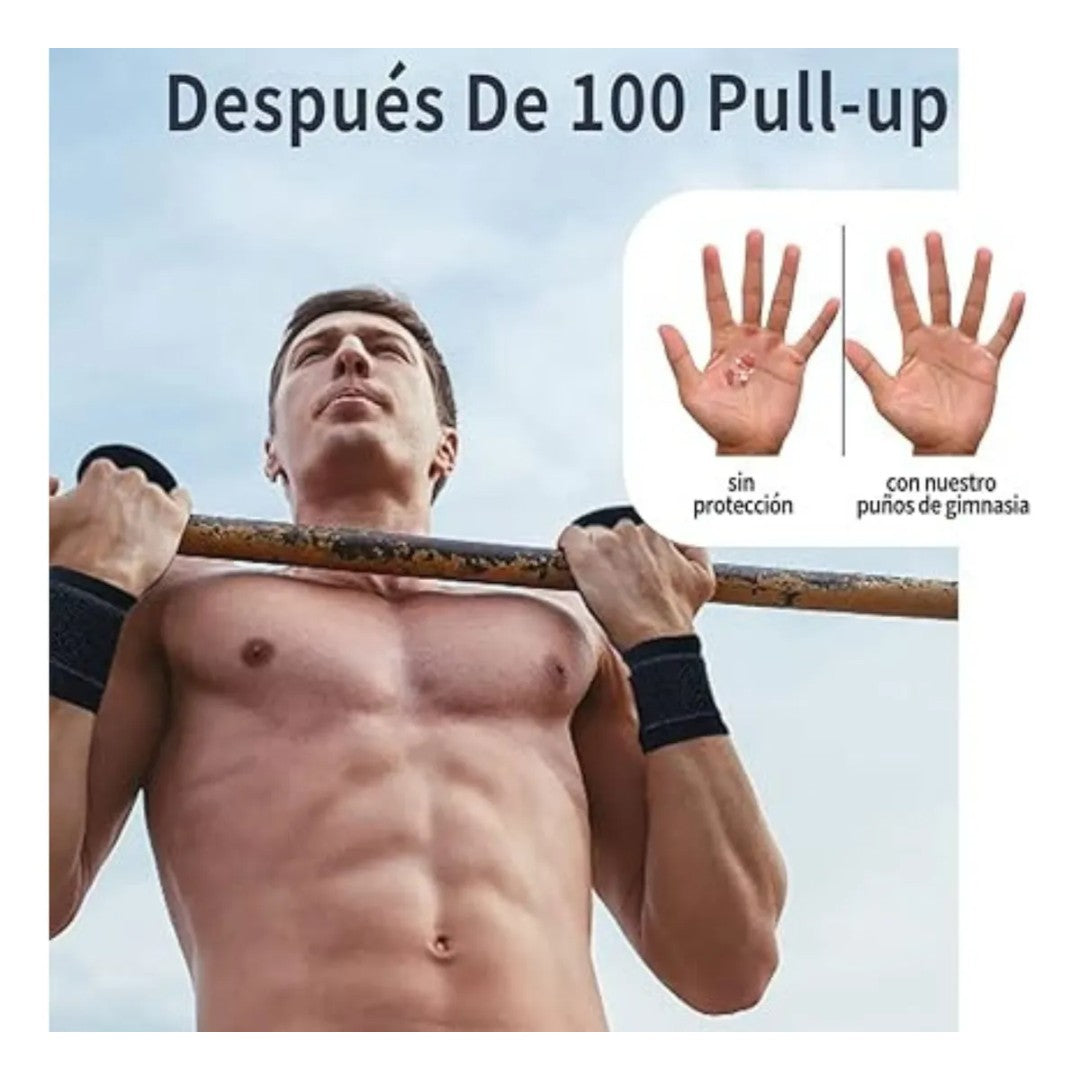 Calleras de Cuero de 3 Dedos para CrossFit Gym y Fitness