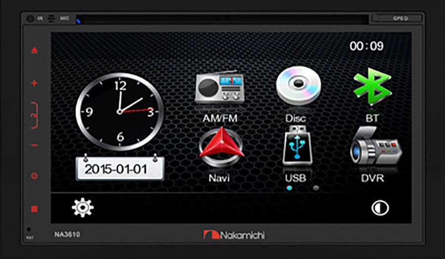 Radio Nakamichi Na3610 Doble Din Dvd Bluetooth Usb Gps