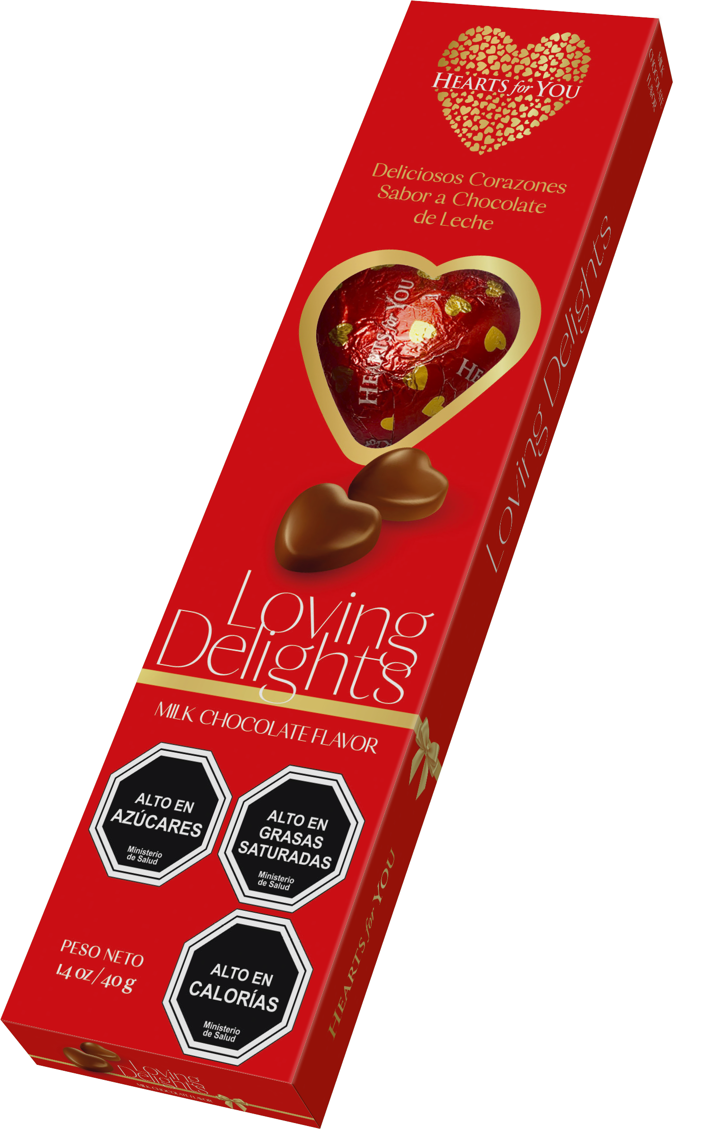 Bombones Corazon Sabor A Chocolate De Leche Romantico