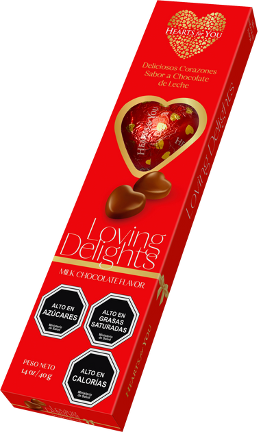 Bombones Corazon Sabor A Chocolate De Leche Romantico