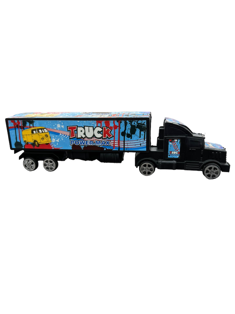 Juguete Camion Trailer Furgon Friccion