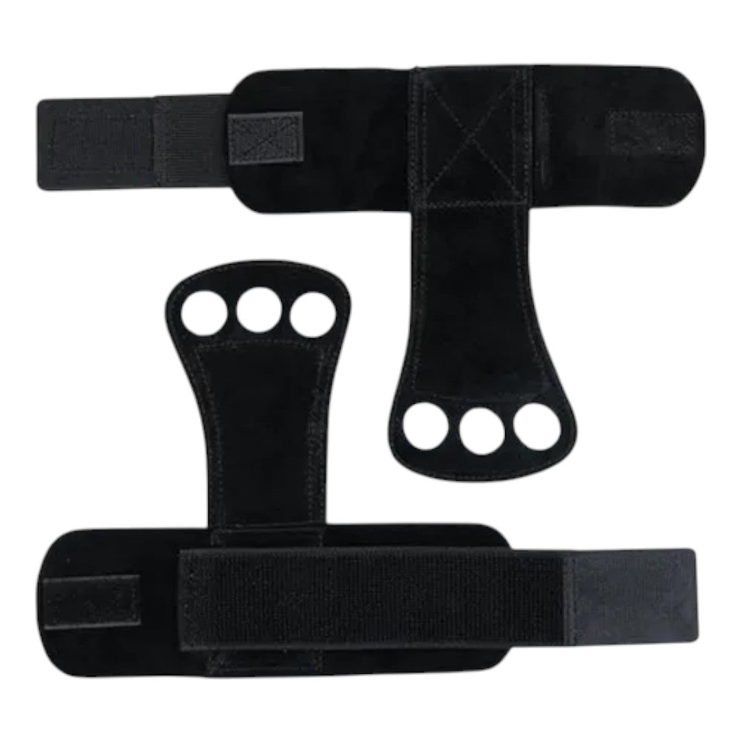 Calleras de Cuero de 3 Dedos para CrossFit Gym y Fitness
