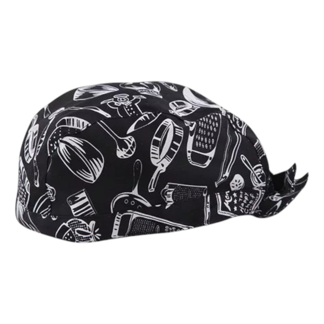 Gorro O Bandana De Cocina Chef Con Lazo Amarrable