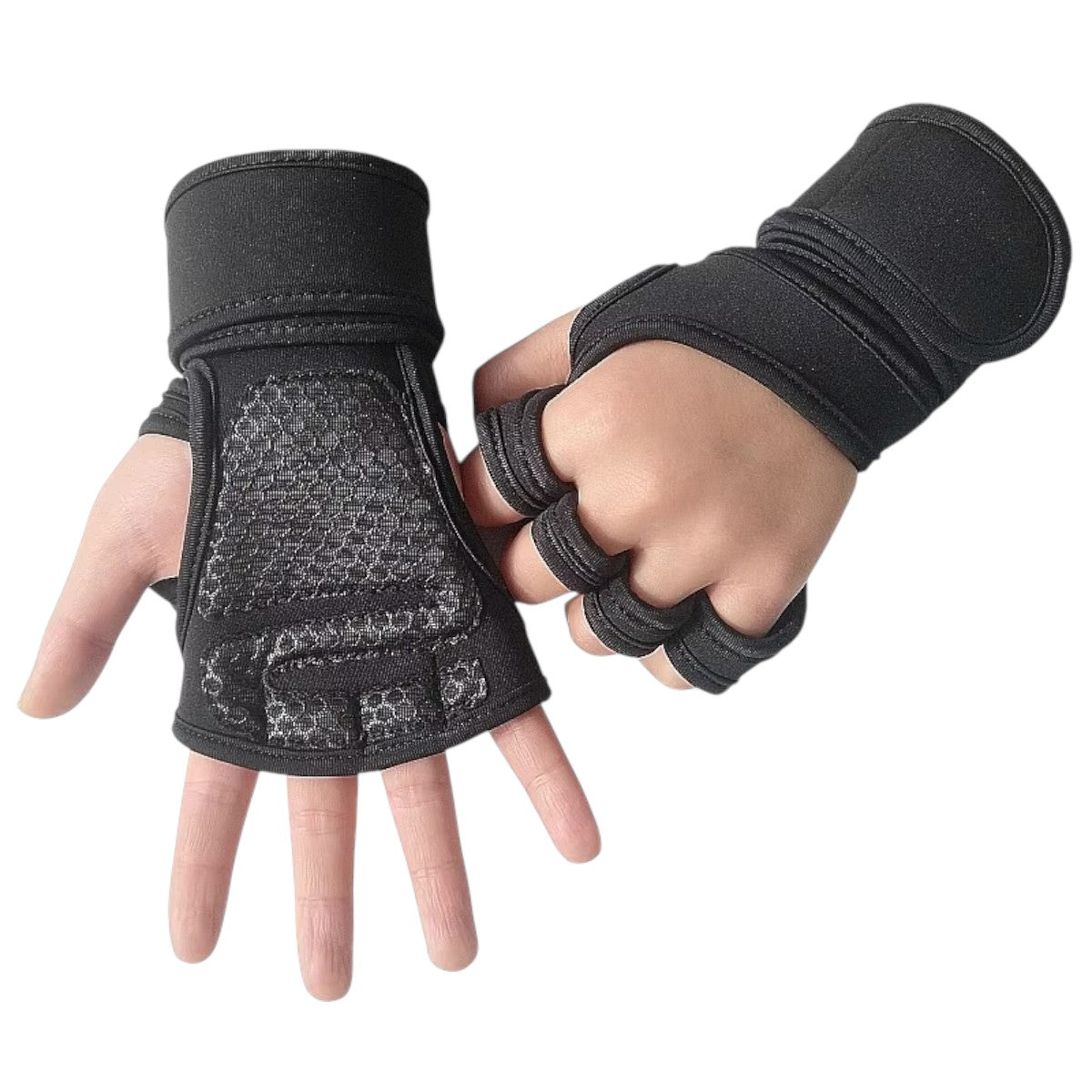 Guantes Calleras Para Pesas Soporte Muñecas Gym Crossfit