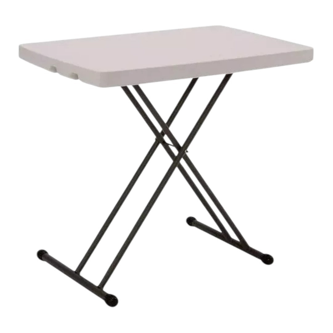 Mesa Multifuncional Plegable 76 X 50 Altura Ajustable Blanca