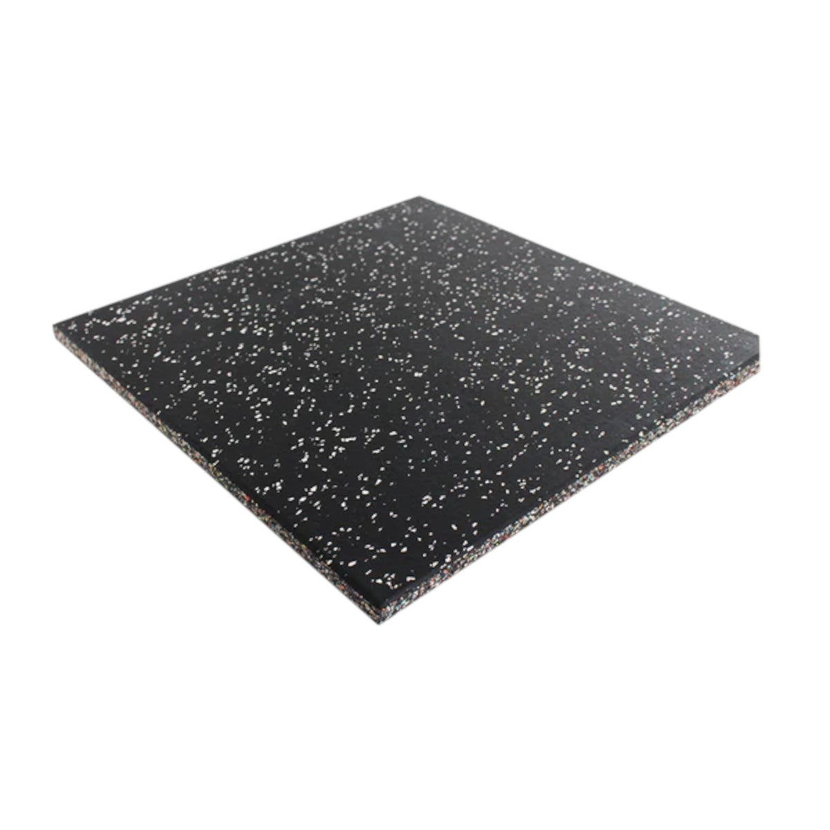 Piso Caucho Gimnasio Alto Trafico 100x100cm X 25mm