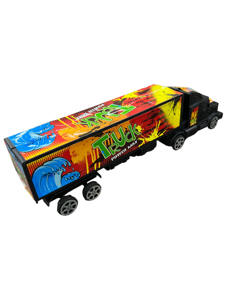 Juguete Camion Trailer Furgon Friccion