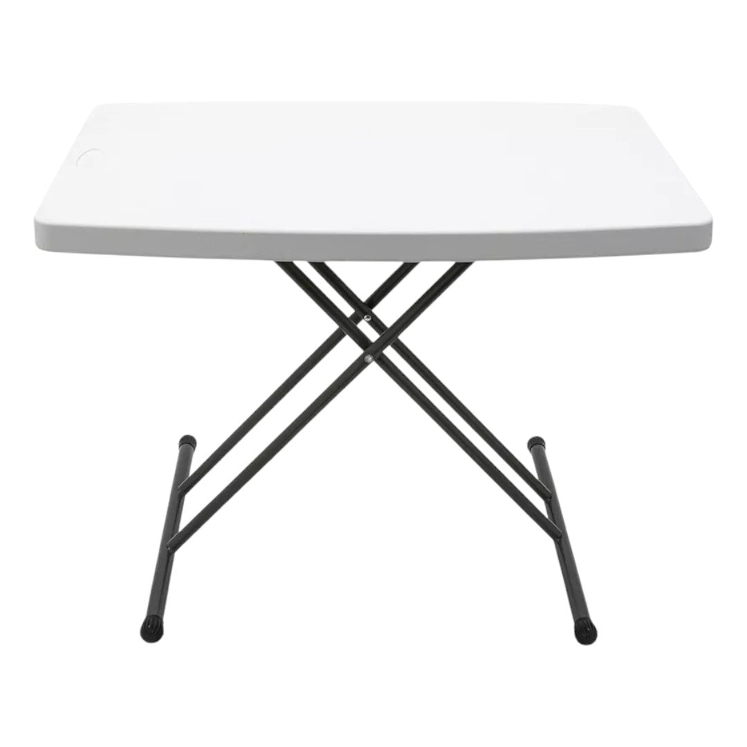 Mesa Multifuncional Plegable 76 X 50 Altura Ajustable Blanca
