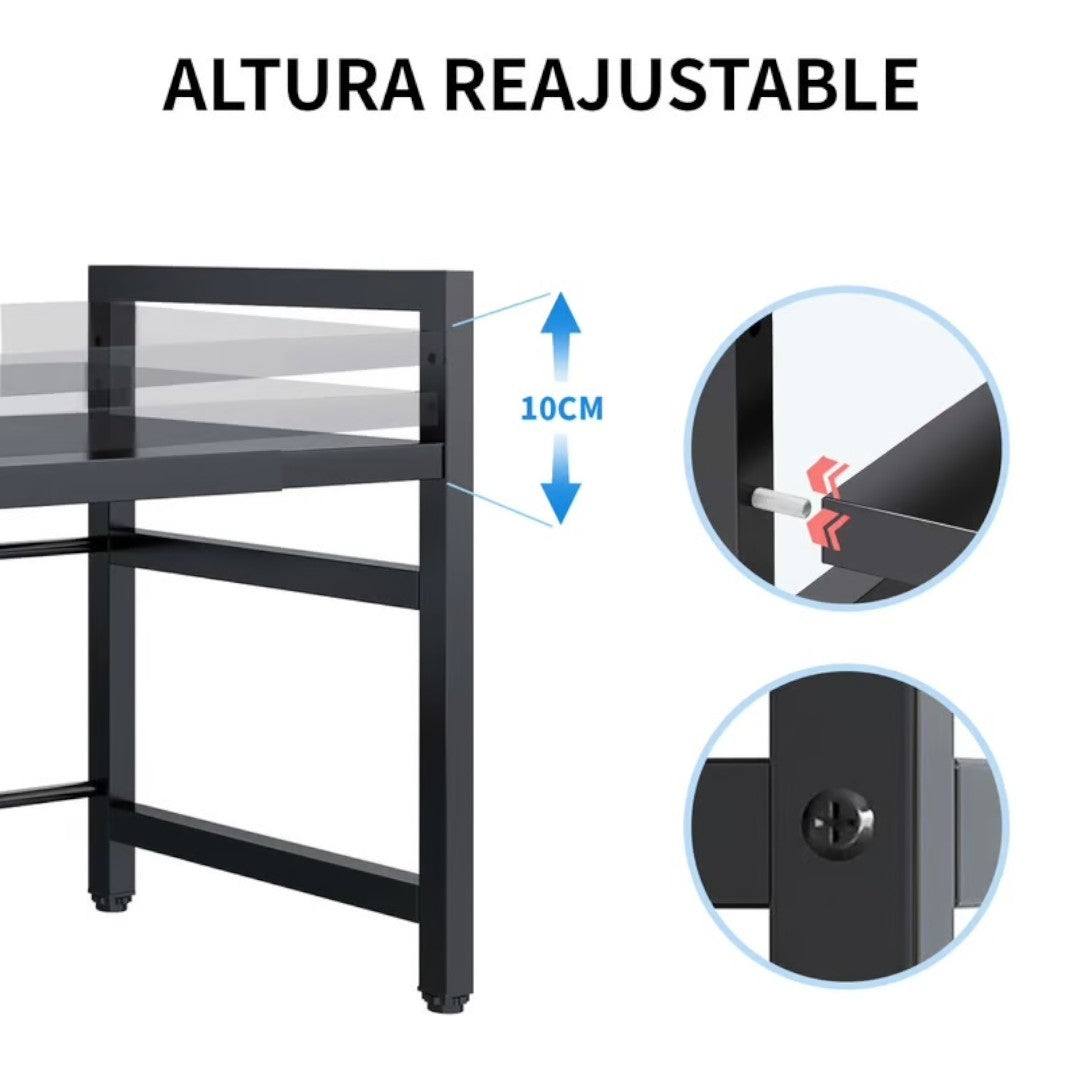 Estante Repisa Extensible Horno Microondas Organizador