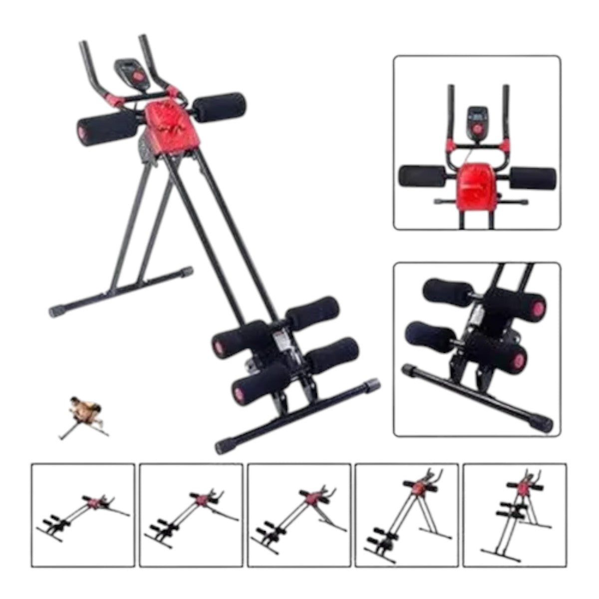 Maquina Abdominales Reforzada Vertical Fitness