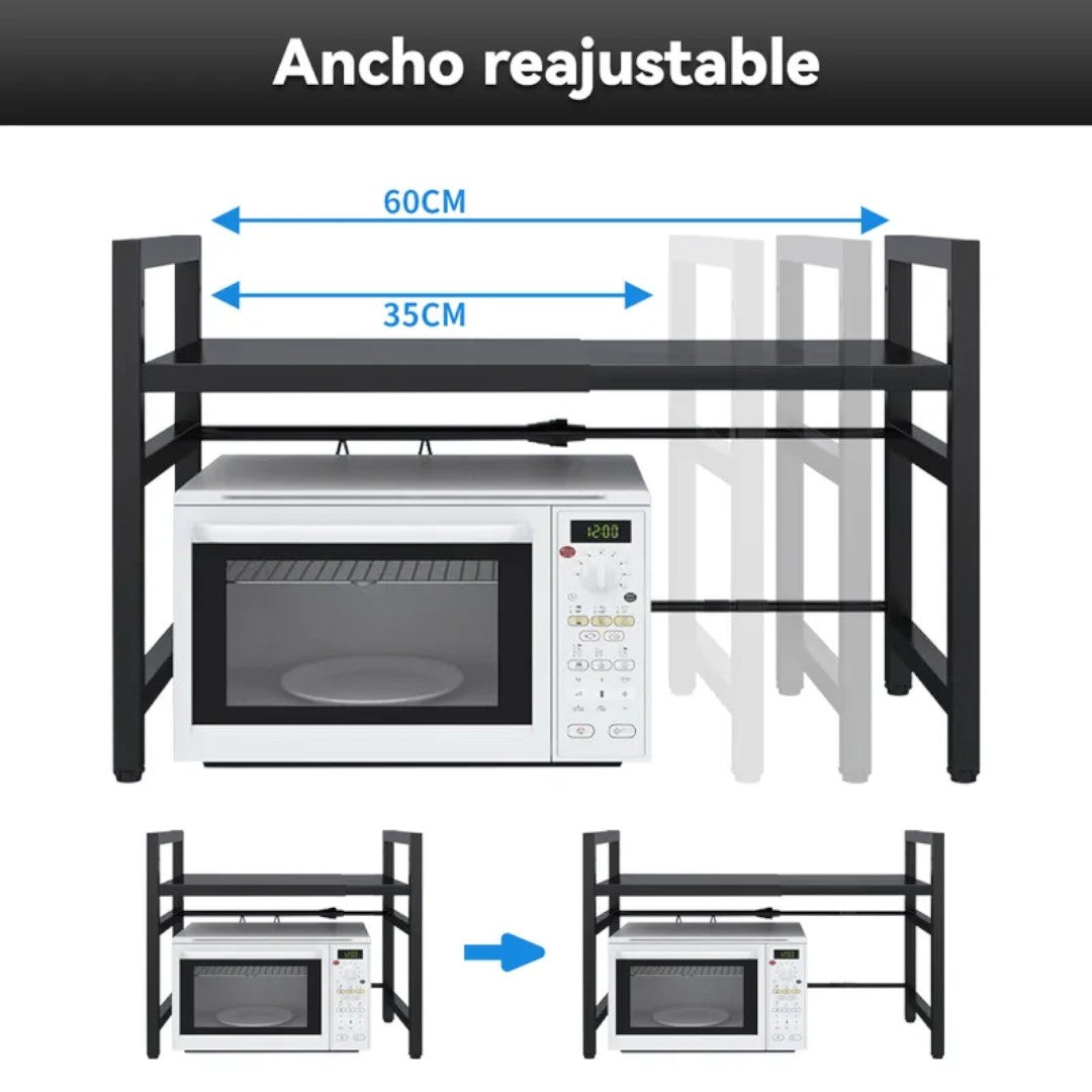 Estante Repisa Extensible Horno Microondas Organizador
