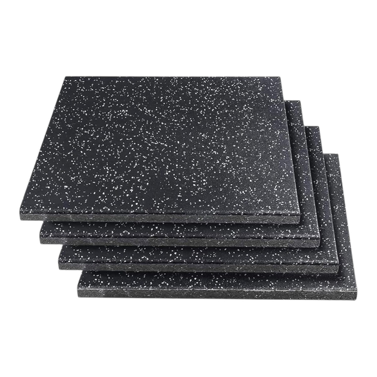 Pack x 4 Piso Caucho Gimnasio 50x50cm X Grosor 25mm