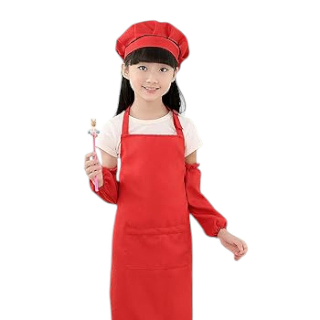 Set Delantal | Gorro | Mangas Disfraz Infantil Chef Cocina
