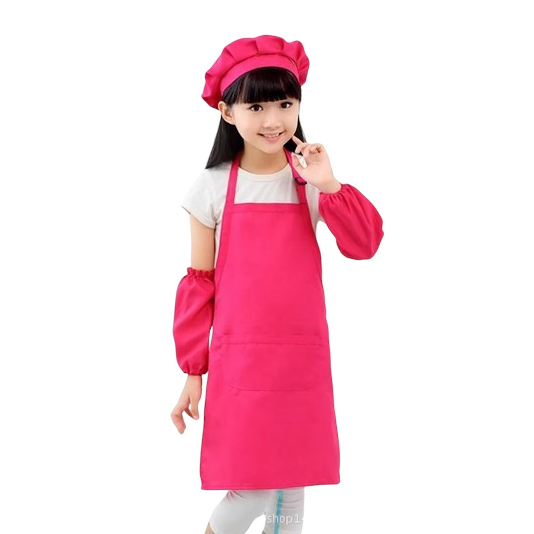 Set Delantal | Gorro | Mangas Disfraz Infantil Chef Cocina