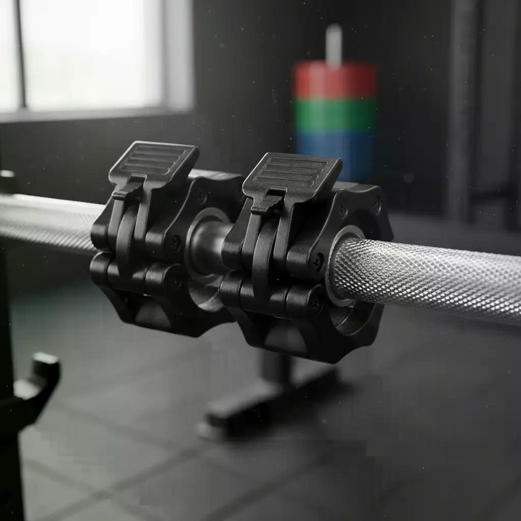 Par De Collarines Barra Olimpica 50mm Pesas Crossfit