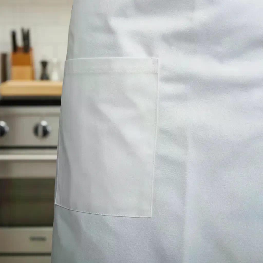 Pack 10 Mandiles Clásicos De Cocina Blanco