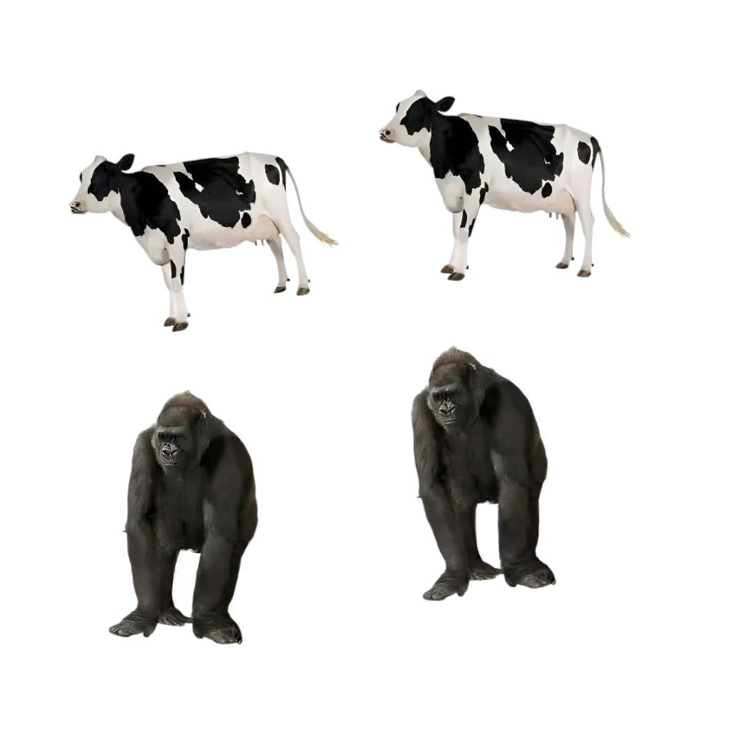 Juego de Mesa Memorice Animales Carton Dactic