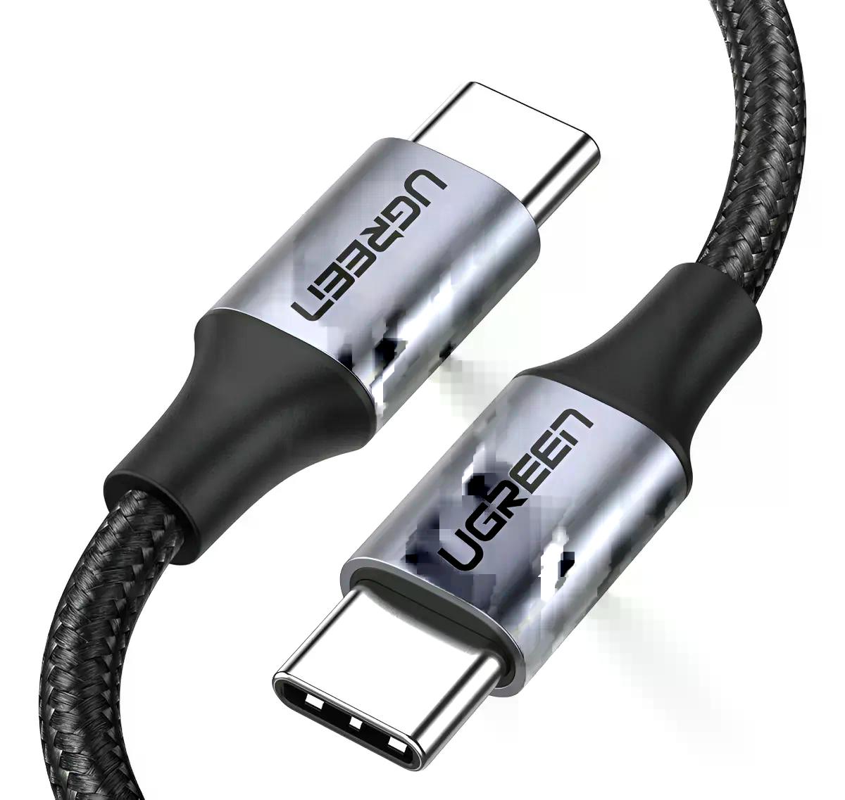 Cable Carga Rapida 4.0 60w 3a Y Datos Usb C 1 Metro Blindado Tenzado Para Notebook Celular