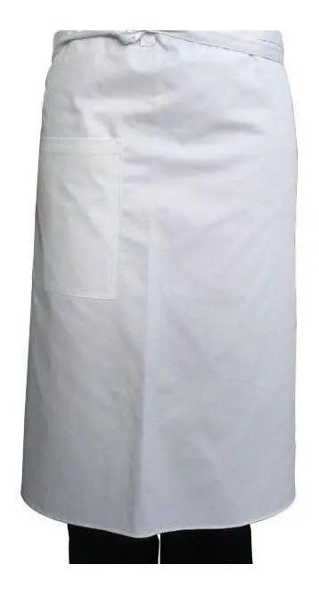 Pack 10 Mandiles Clásicos De Cocina Blanco