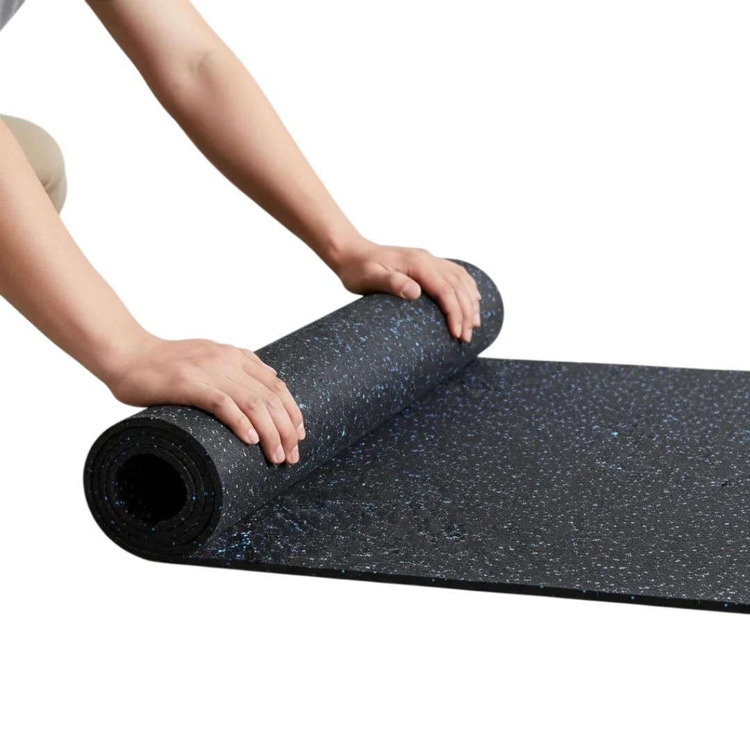 Piso Caucho Rollo Gimnasio 10 Metros Ancho 2 mm