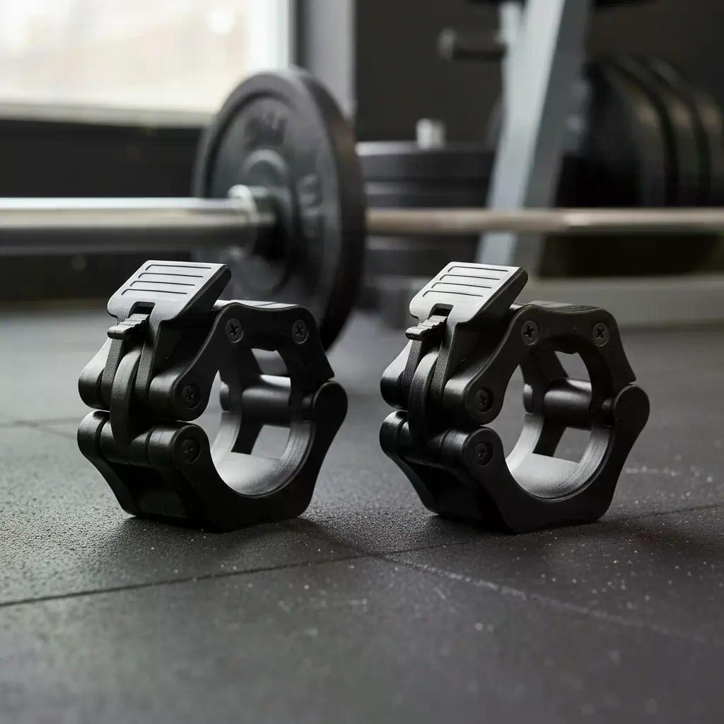 Par De Collarines Barra Olimpica 50mm Pesas Crossfit