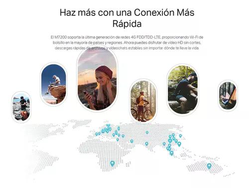 Router Inalámbrico Wifi Móvil 4g Lte M7200 Tp-link (no Wom)