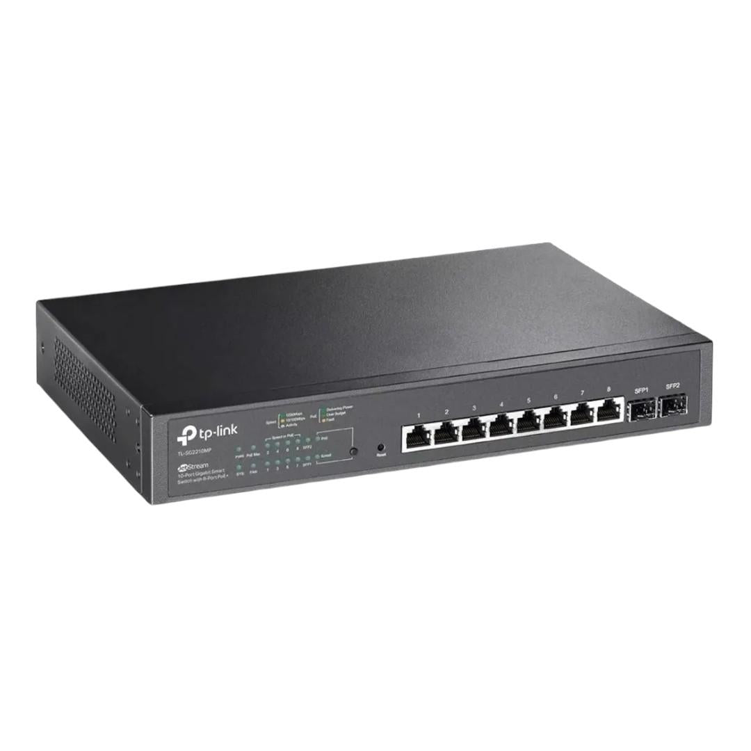 Switch Smart Gigabit Tp-link Sg2210mp 10 Puertos 8 Puertos Poe + 2 Sfp