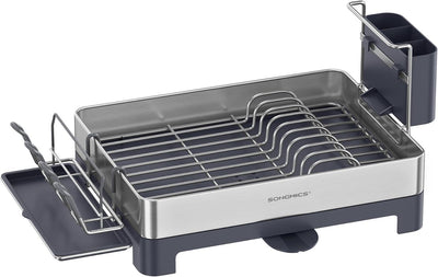 Secaplatos Songmics Acero Inoxidable Con Bandeja 57 Cm
