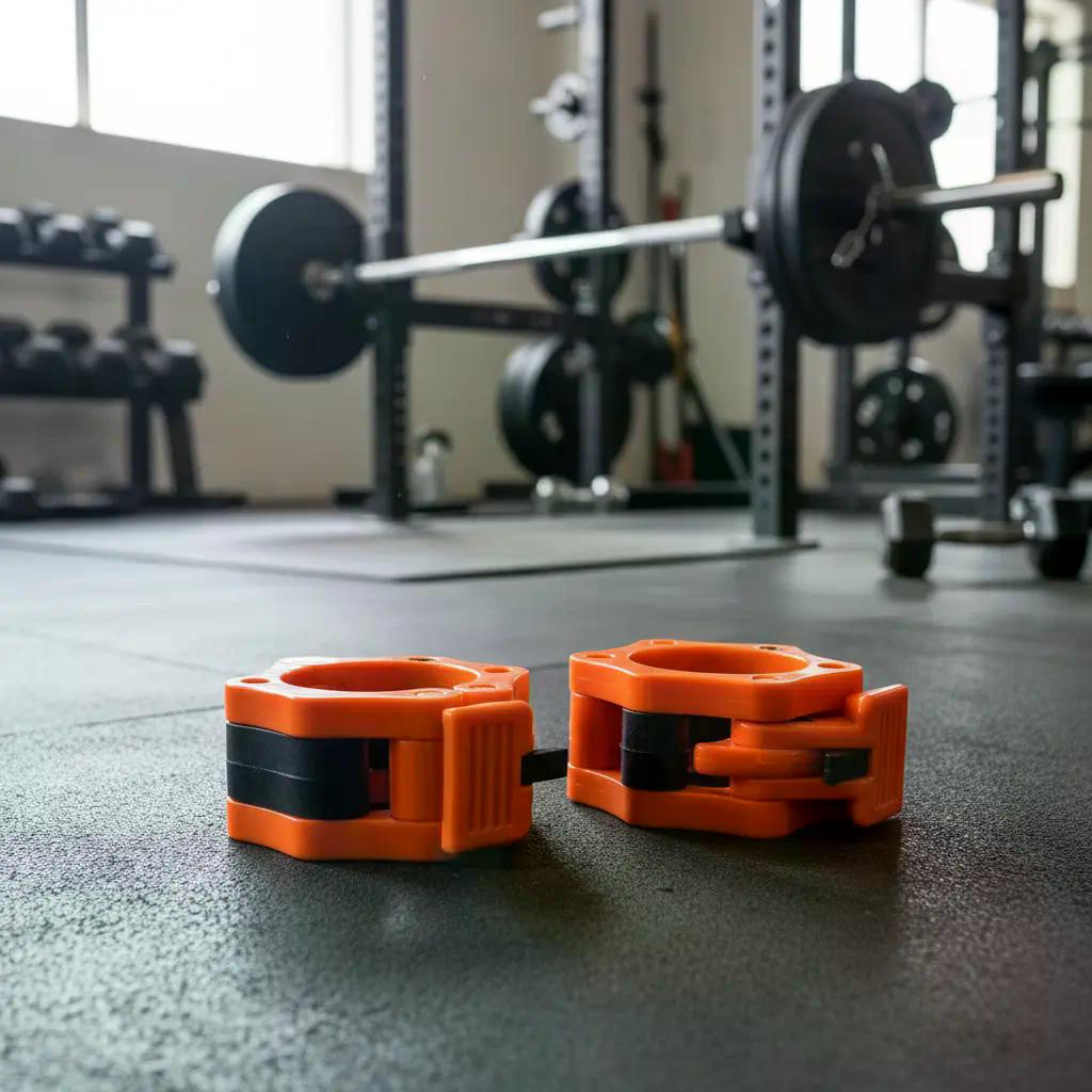 Par De Collarines Barra Olimpica 50mm Pesas Crossfit